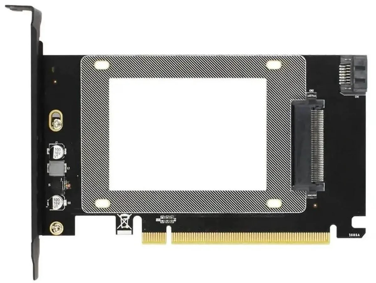 SMUGDESK SMUGDESK PCIE 3.0 x4/x16 to U.2 SFF8639 Adapter Card — product photo