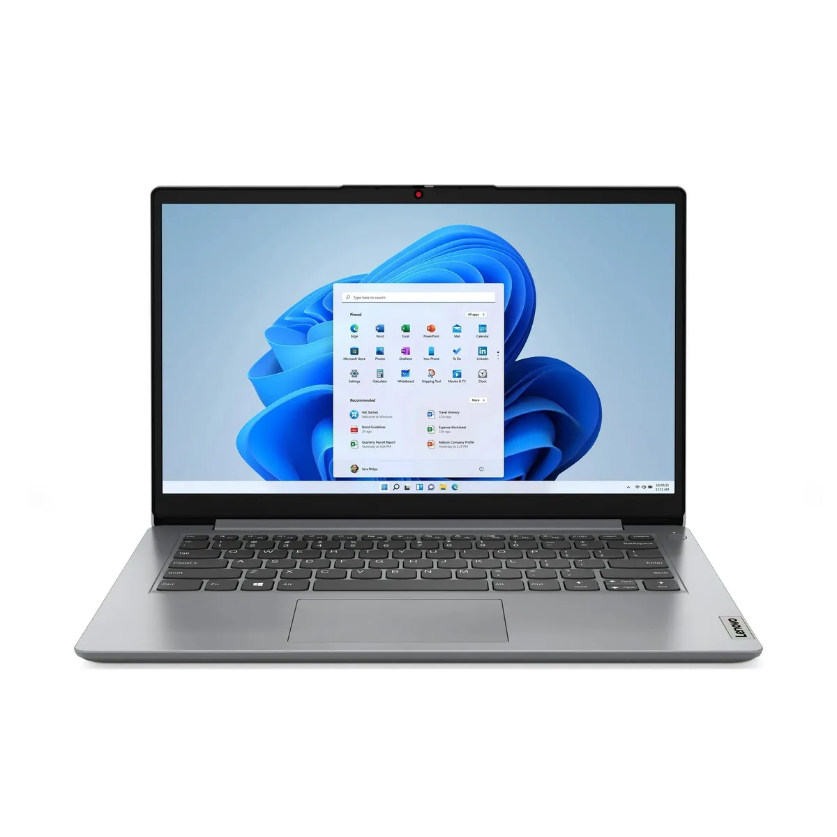 Lenovo Lenovo IdeaPad 1 14 laptop 82LV0075US 14.0" HD N4500 4GB 128GB eMMC Win11 Home Cloud Grey — product photo