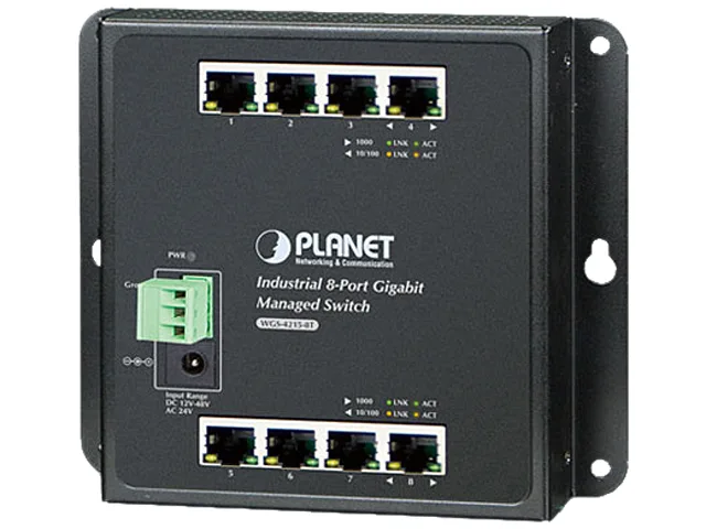 PLANET PLANET WGS-4215-8T 8-port managed network switch — product photo