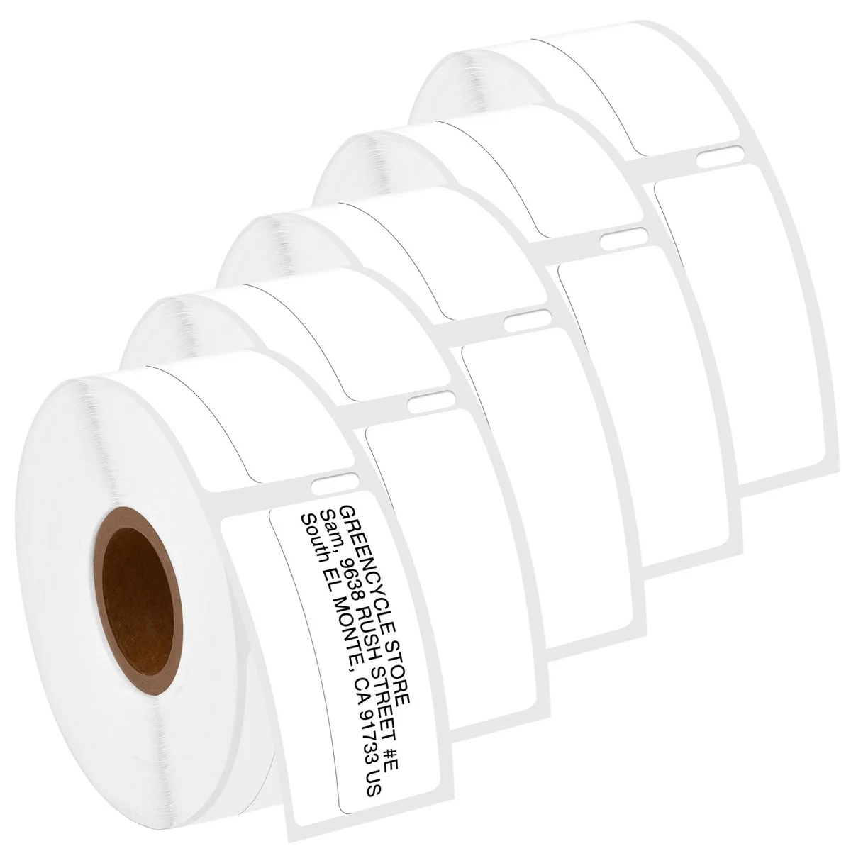 GREENCYCLE GREENCYCLE DM-30330 3/4" x 2" Direct Thermal Labels 5 Rolls 500/Roll — product photo