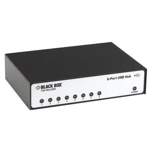 Black Box Corporation Black Box Corporation IC1023A 8-port USB to RS-232 hub network card — product photo