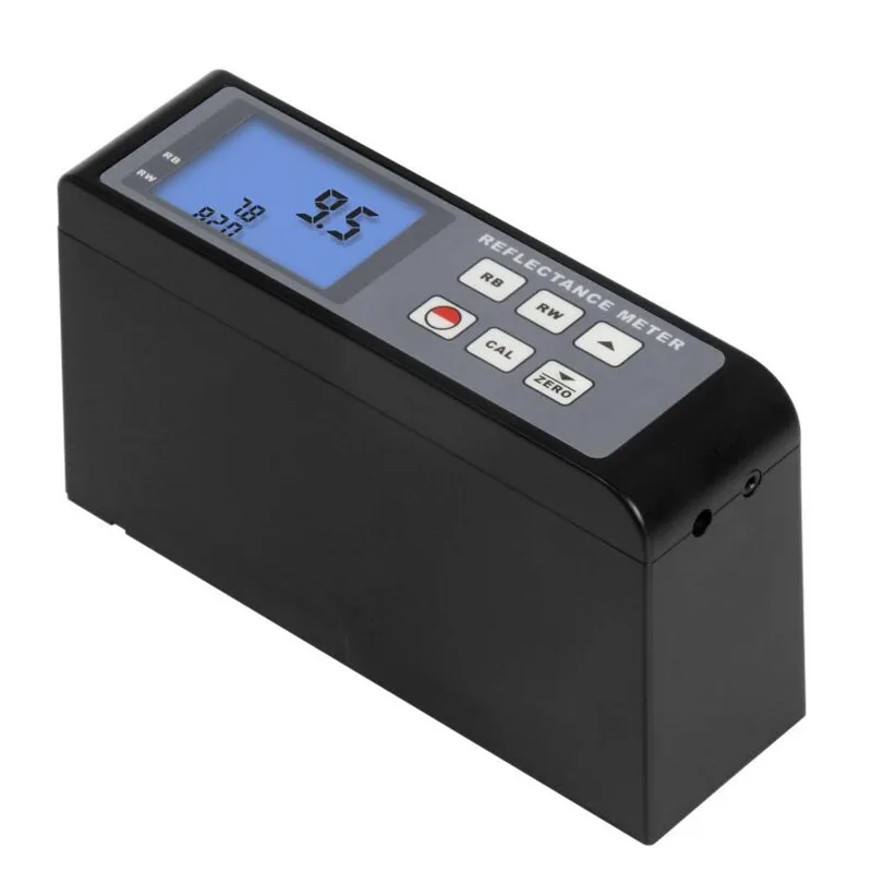 Red handheld LANDTEK RM-206 reflectance meter with display