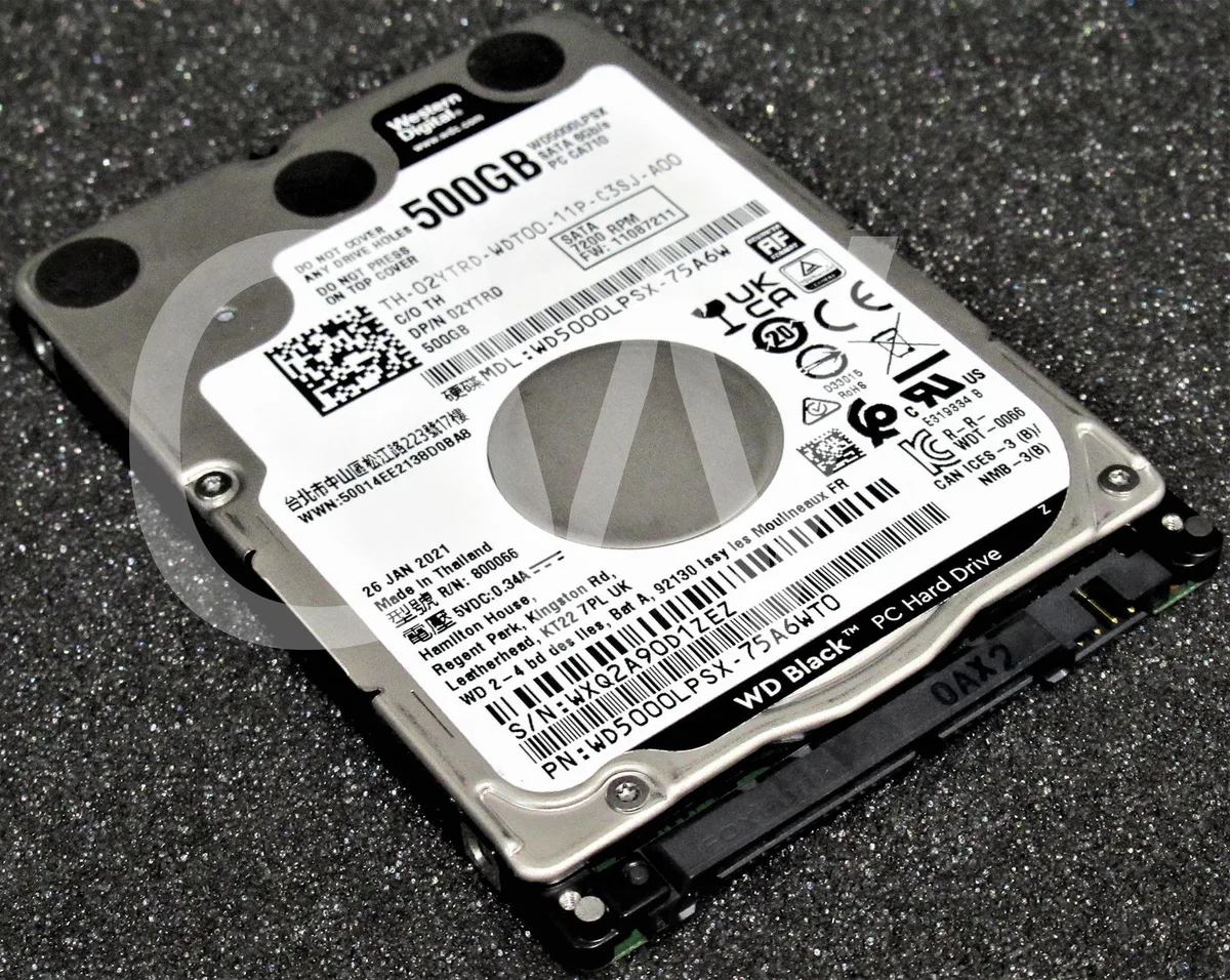 Western Digital Western Digital WD5000LPSX 500GB 7200RPM 128MB 2.5" SATA internal hard drive — product photo
