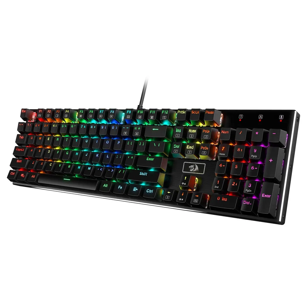  Redragon Devarajas K556 104 Key Hot-Swap Brown Switch Gaming Keyboard — product photo