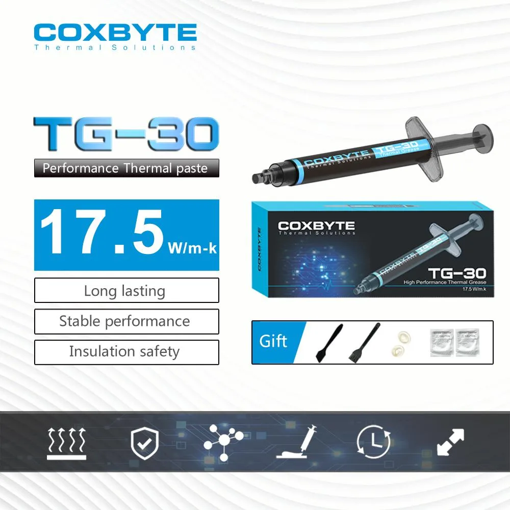 coxbyte coxbyte TG-30 thermal paste 17.5W/mK 2.0g — product photo