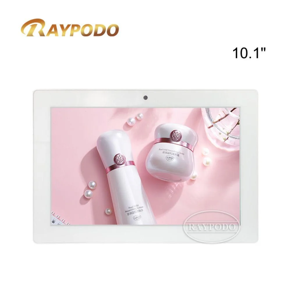 RAYPODO RAYPODO RK3566 10.1" Digital Signage Kiosk 2GB 32GB Android 11 White — product photo