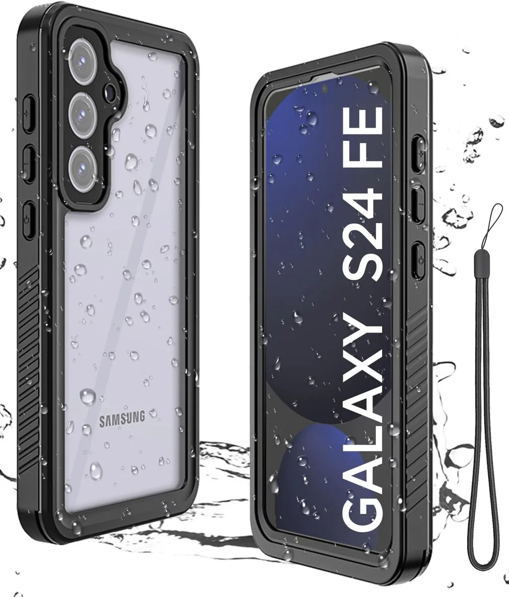 BONAEVER BONAEVER Samsung Galaxy S24 FE 6.7" Waterproof Case IP68 Black — product photo