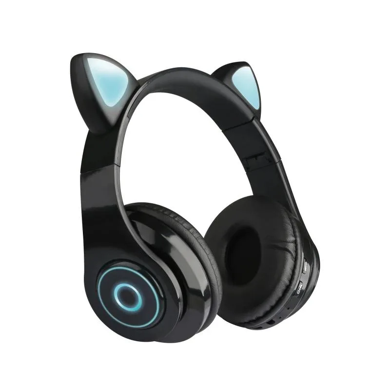 Hetai Tech Hetai Tech Cat Ear Bluetooth 5.0 Headphone 400mAh 7h 105° Foldable — product photo