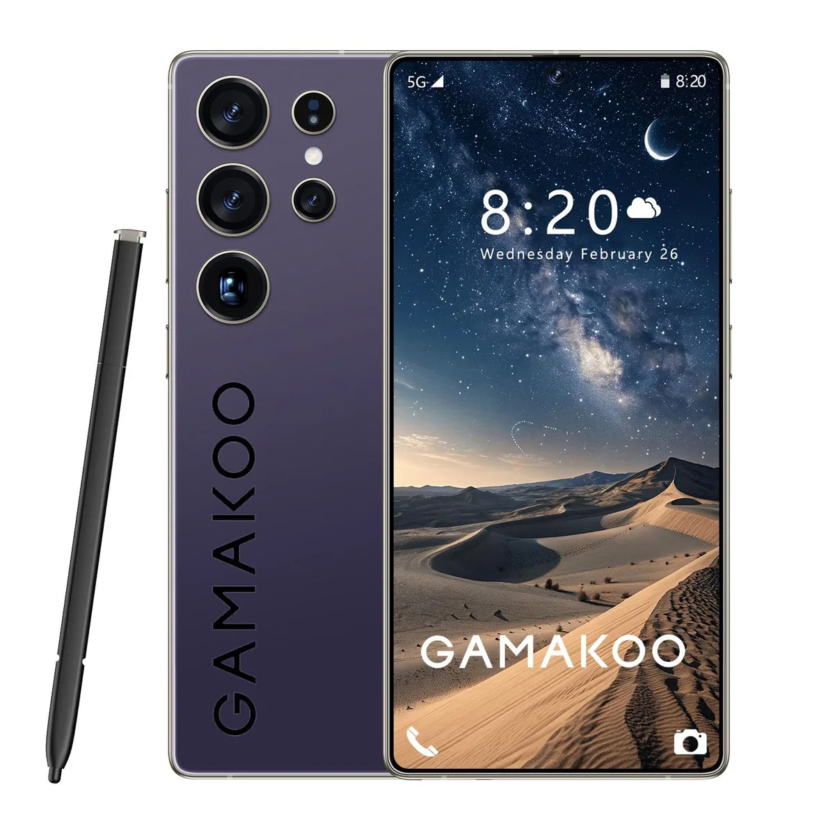 GAMAKOO GAMAKOO Snapdragon8 8GB 256GB 6.8" Android 15 cell phone - unlocked — product photo