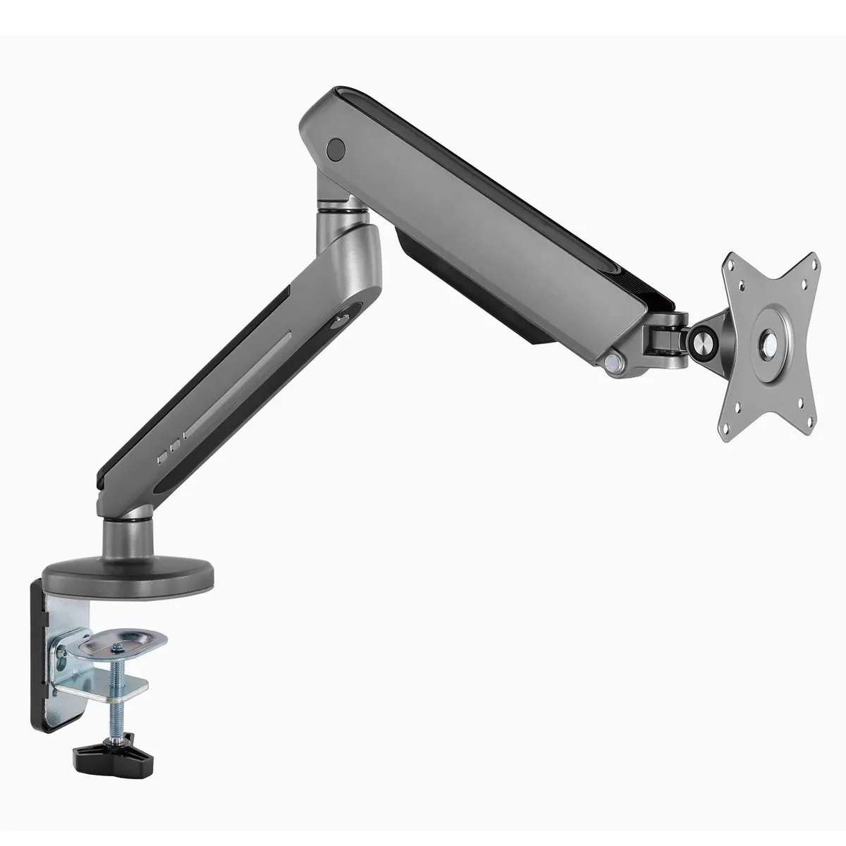 Desky Desky Single LED Monitor Arm Space Gray monitor accessory — product photo