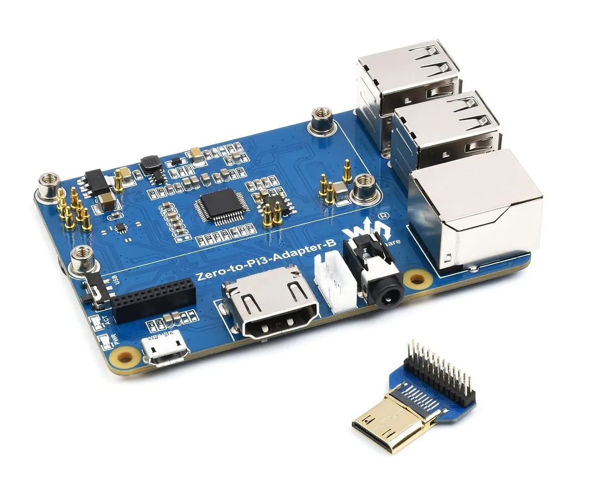 LORDWORLD LORDWORLD Pi Zero 2W to Raspberry Pi 3B/B+ Adapter development board — product photo