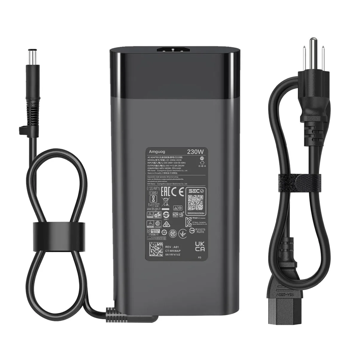  DELL AD195123 230W 19.5V 11.8A AC Adapter 7.4mmx5.0mm — product photo