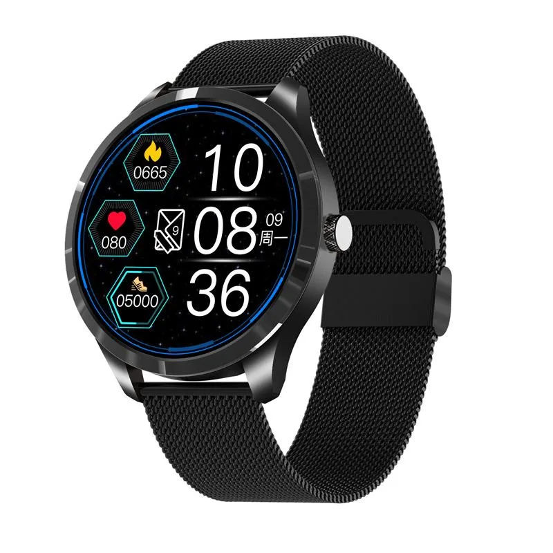 allentian allentian Q9l Smart Watch 1.28 Inch AllBlackSteel — product photo
