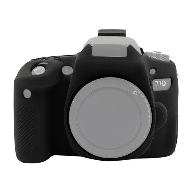 eForChina eForChina Soft Silicone Protective Case for Canon EOS 77D Black — product photo