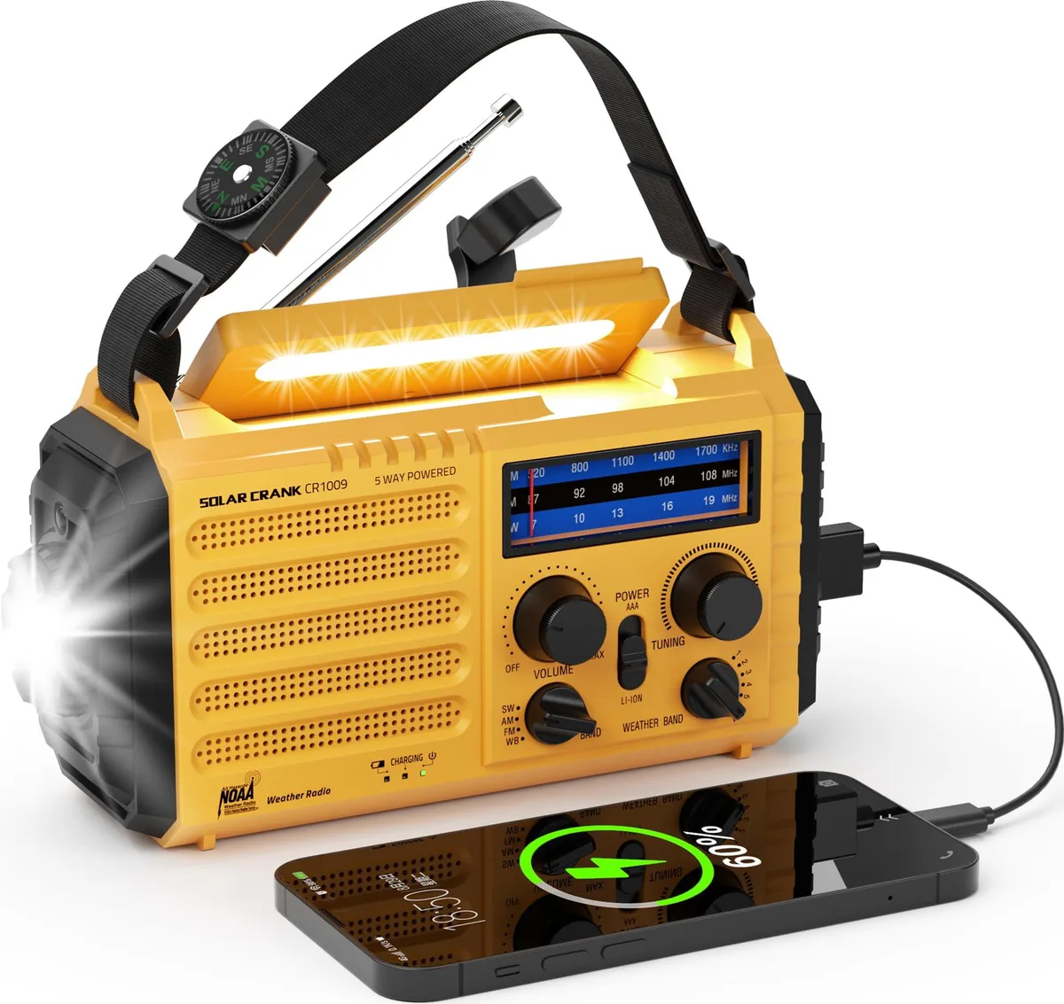 PPLEE PPLEE-1009-Y Emergency Weather Radio — product photo