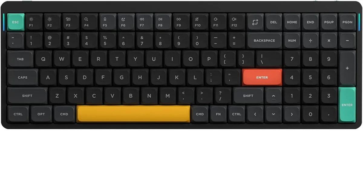 NuPhy NuPhy Air96 V2 96% Wireless Mechanical Gaming Keyboard Black Gateron Aloes Switch — product photo