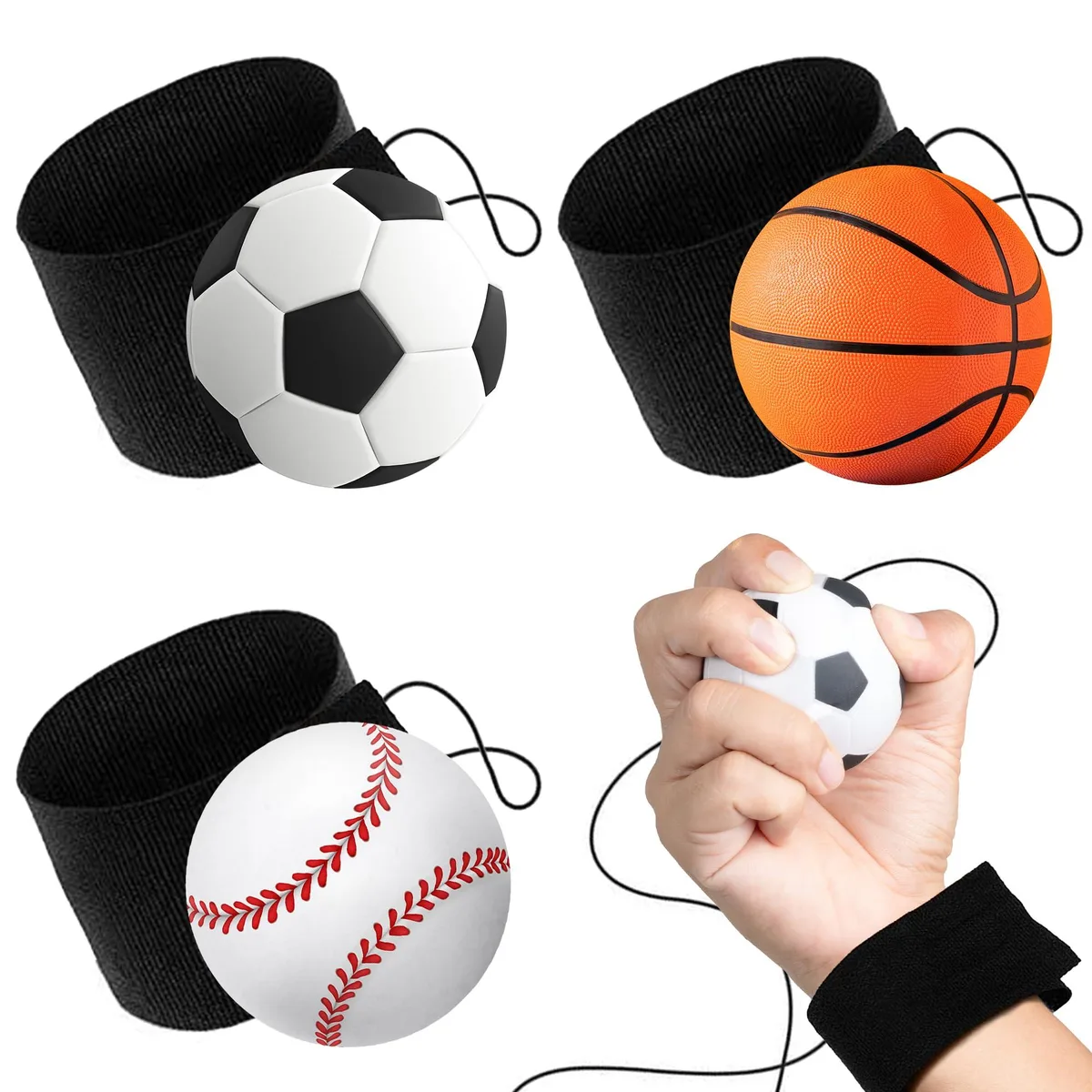  ArtCreativity 2.25 Inch Sports Wrist Balls Set of 3 — product photo