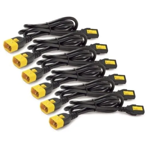 APC APC AP8704SNAX340 power cord kit C13 to C14 1.2m red 6 pack — product photo