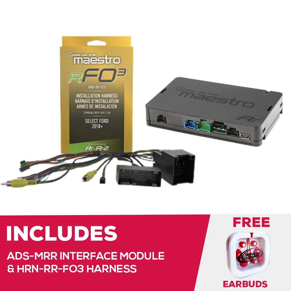 Maestro Luggage Maestro ADS-MRR Radio Replacement Interface with HRN-RR-FO3 Harness Adapter — product photo