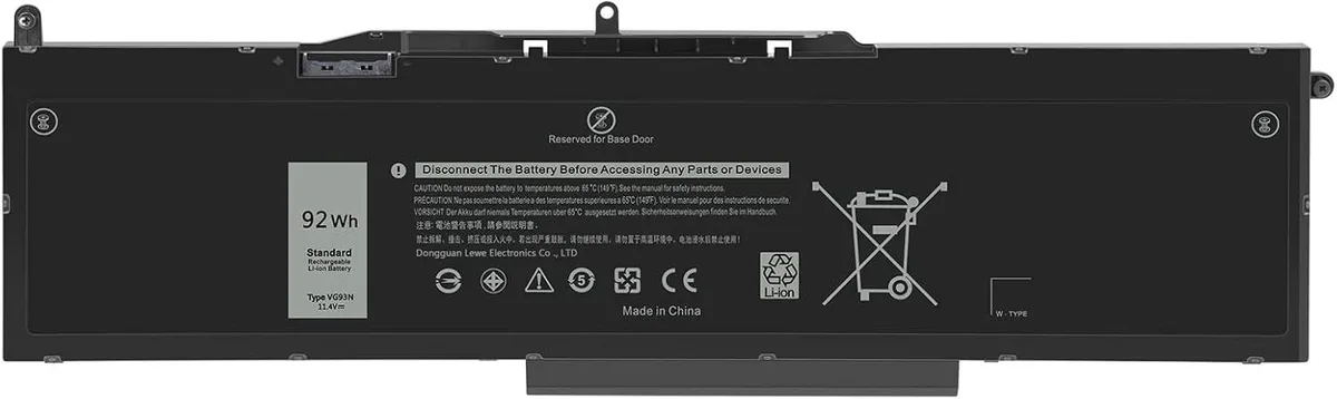 TAURKENAM TAURKENAM 11.4V 92Wh VG93N laptop battery — product photo