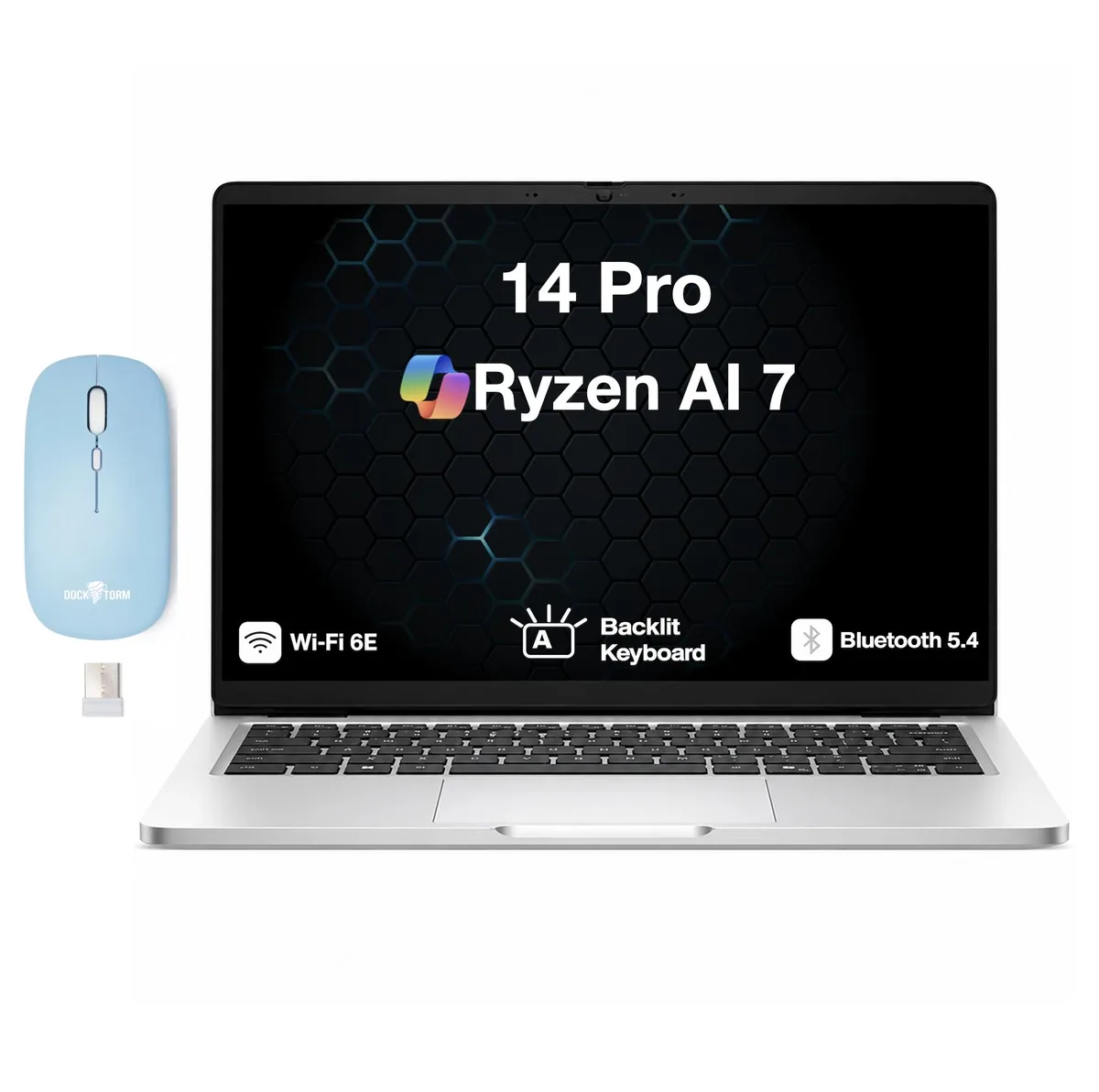 DELL DELL Pro 14 AI laptop Ryzen AI 7 350 64GB DDR5 2TB 14.0" WUXGA — product photo
