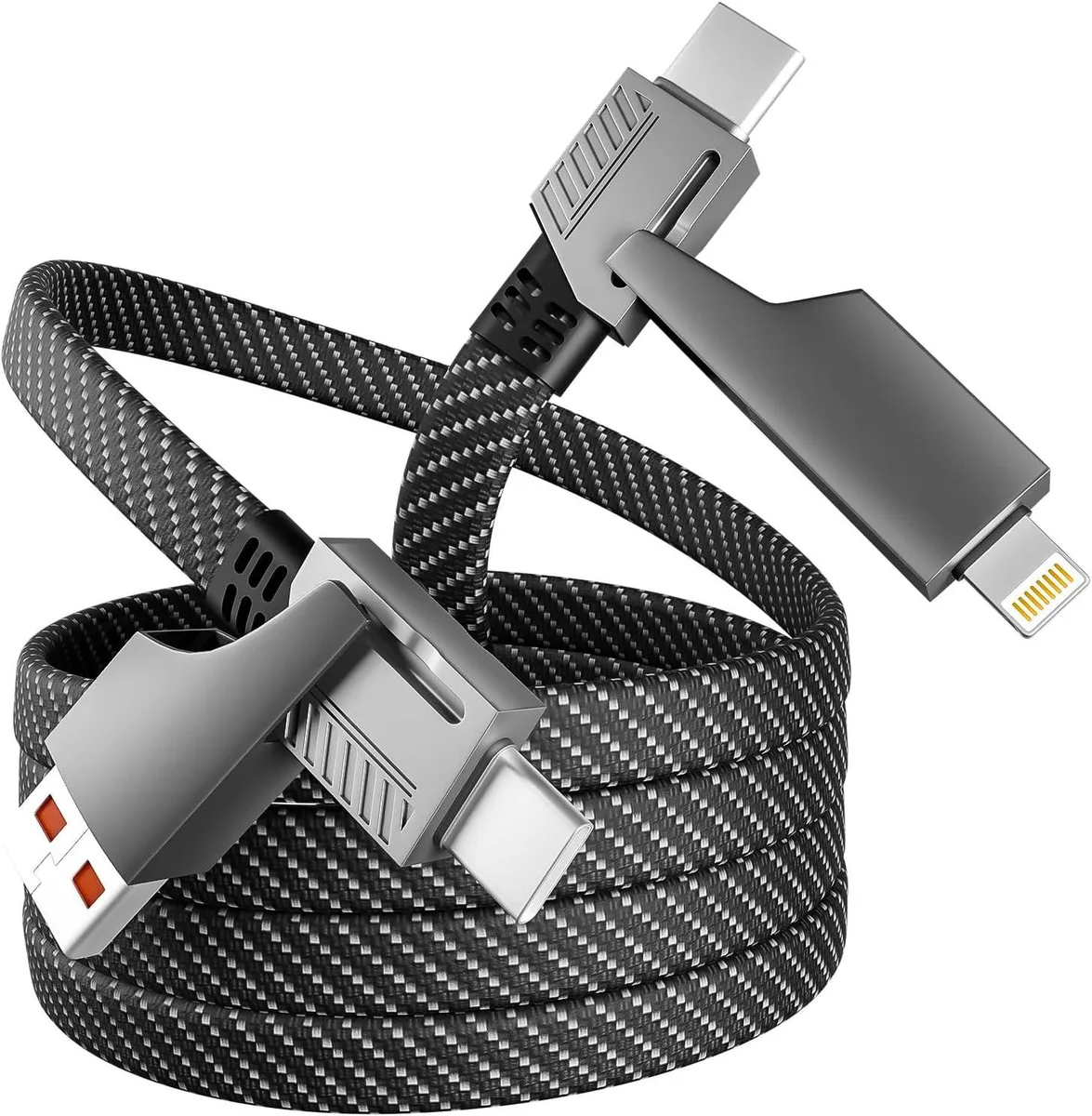 MCHOSE MCHOSE 4-in-1 65W USB-C Lightning Cable 4ft — product photo