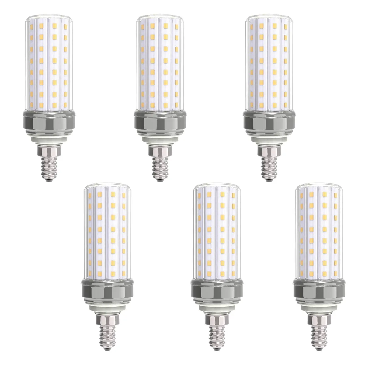 KEHIPI KEHIPI Standard Bulb 12W 2000LM 3000K E12 Pack of 6 — product photo