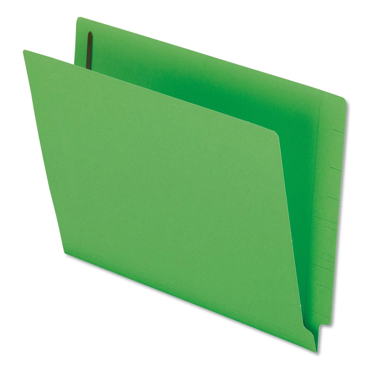 Esselte Esselte Pendaflex Reinforced End Tab Expansion Folders Two Fasteners Letter Green 50/Box — product photo