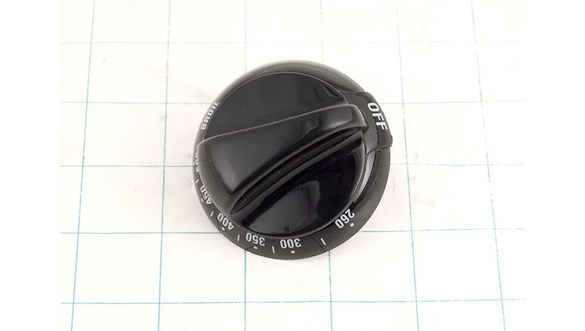 Appliance Factory Parts Appliance Factory Parts WB03K10159 oven knob black 1.50 x 2.25 x 2.25 inches — product photo