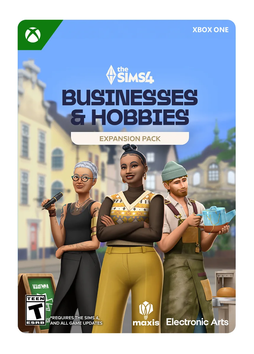 Electronic Arts Electronic Arts The Sims 4 Business &amp; Hobbies Expansion Pack 7D4-00740 downloadable game — product photo