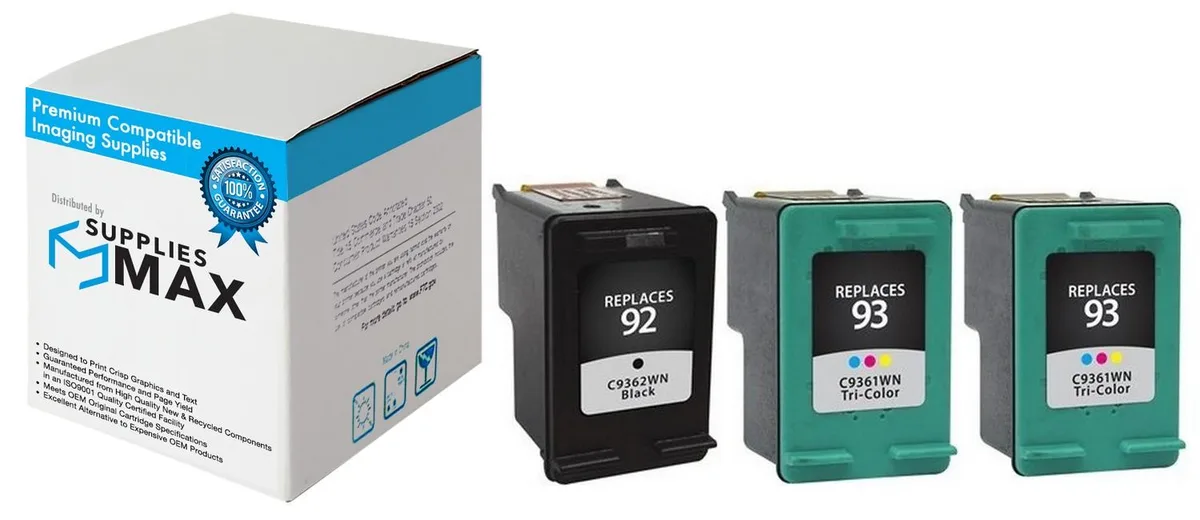 SuppliesMax SuppliesMax HP CD977FN Inkjet Combo Pack 3-Pack 220 Pages — product photo