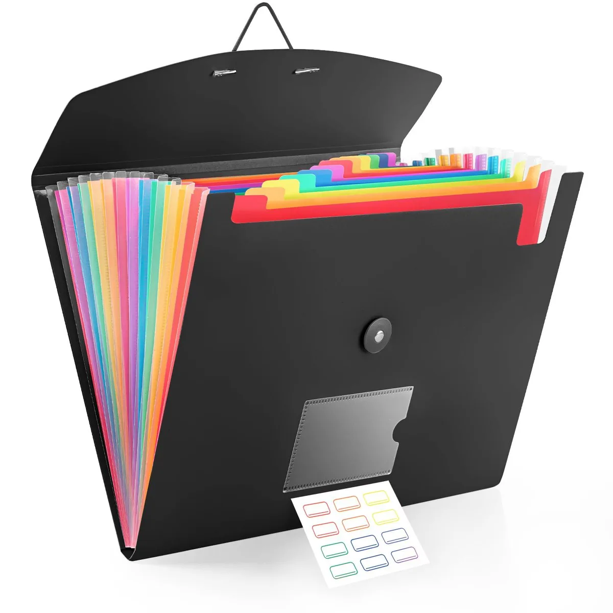  Pendaflex 13 Pocket Accordion File Folder Black 13 x 9.6 in 360 Sheets — product photo