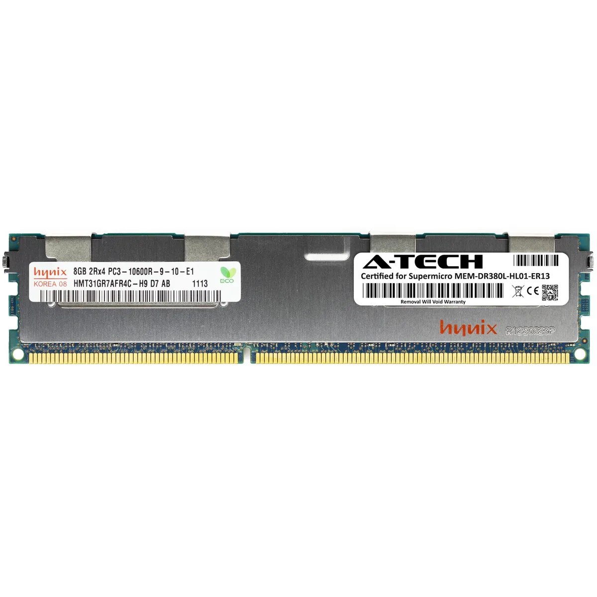 A-Tech A-Tech Supermicro Certified 8GB DDR3 1333MHz ECC RDIMM 2Rx4 Server Memory — product photo