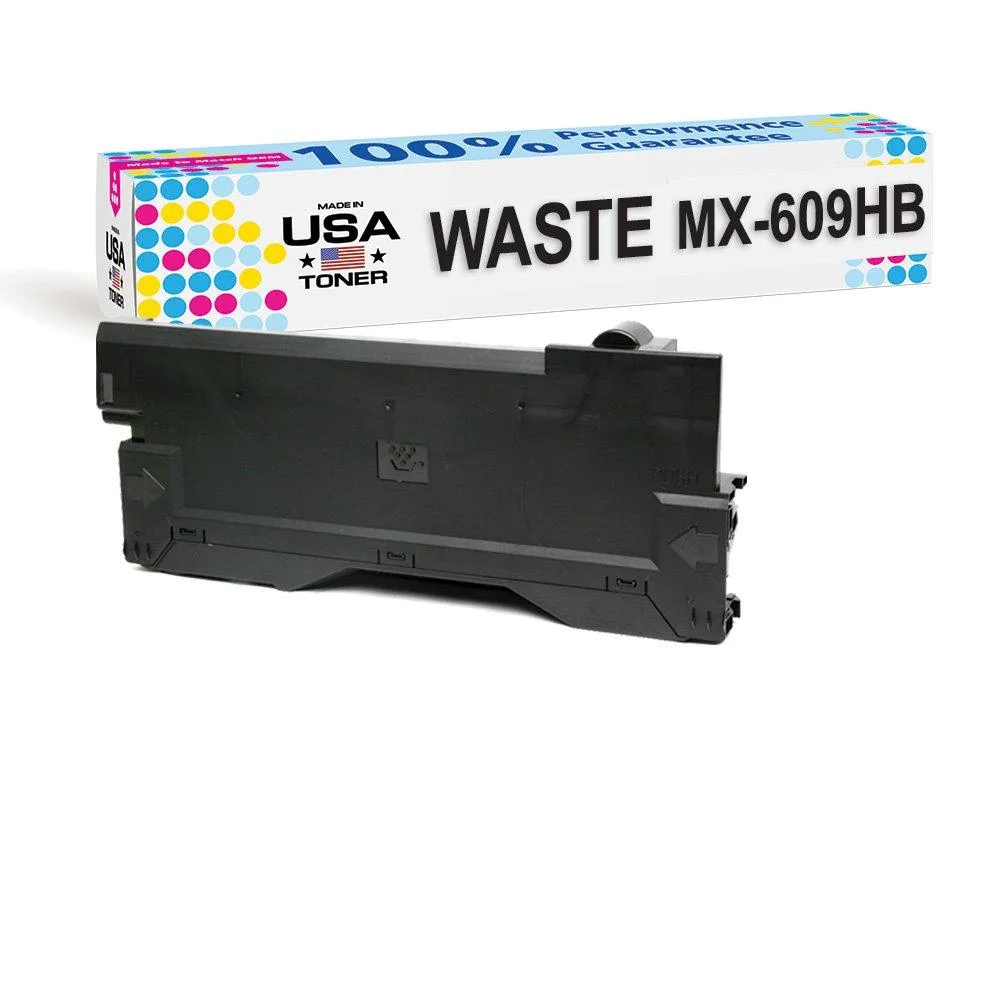 MADE IN USA TONER MADE IN USA TONER Compatible Waste Container MX-609HB 2-pack — product photo