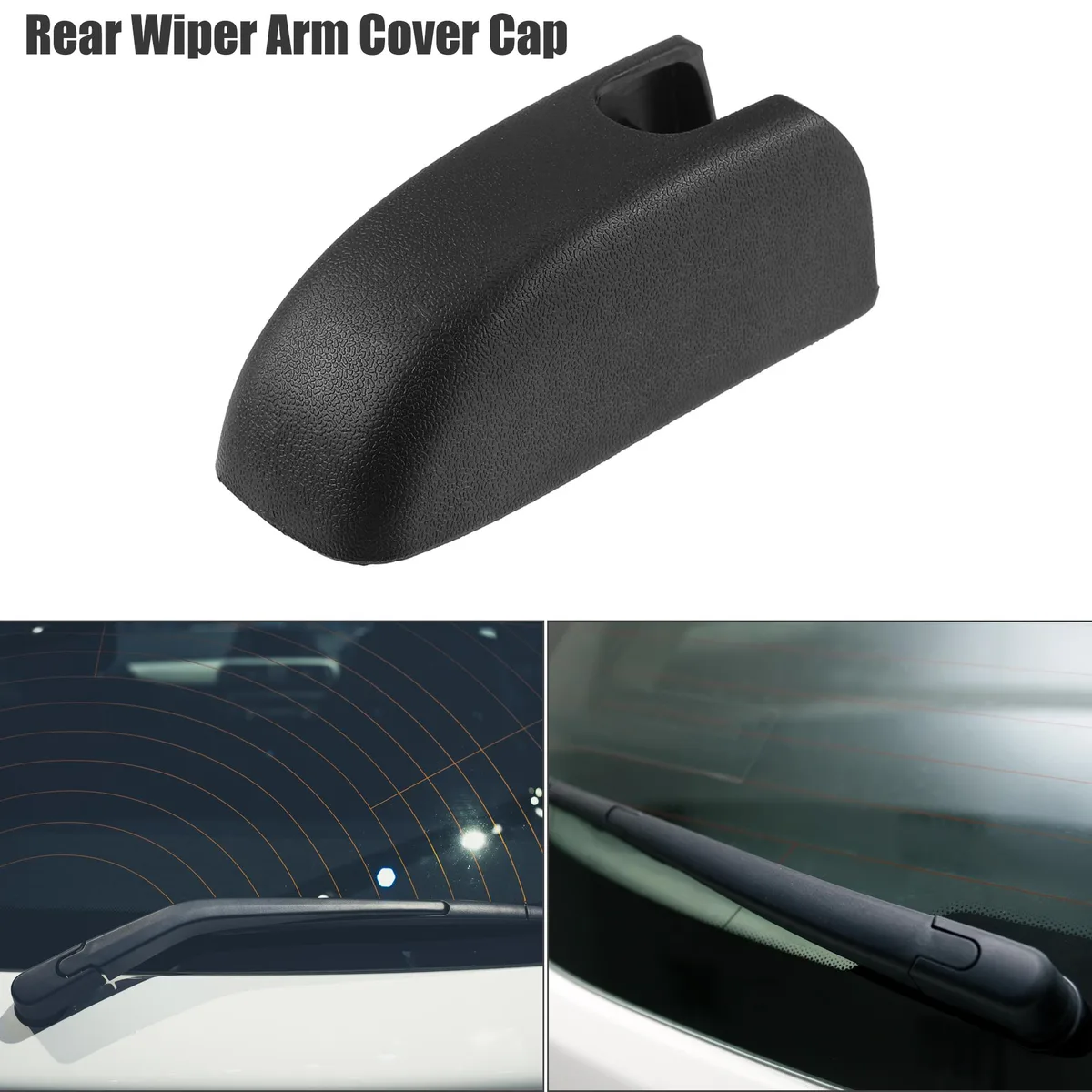 Unique-Bargains Unique-Bargains Rear Wiper Arm Nut Cover Black 49492 — product photo