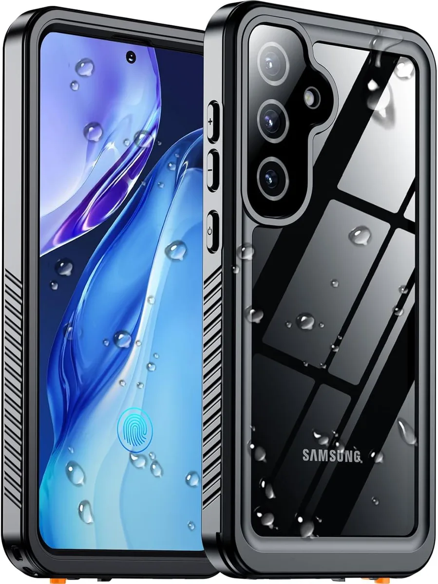 iworkmart iworkmart Galaxy S25 Plus Waterproof Case IP68 Military Drop 14ft 6.6m 60min Black 2025 — product photo
