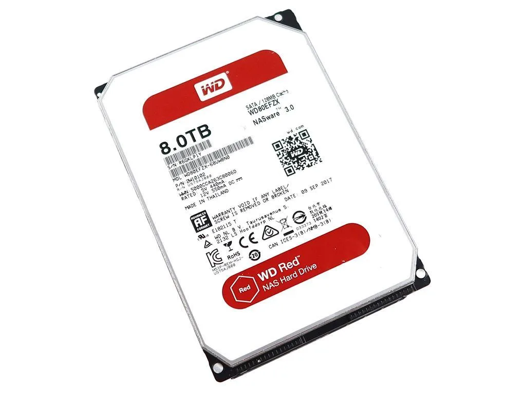 Western Digital Western Digital WD80EFZX 8TB 3.5" HDD — product photo
