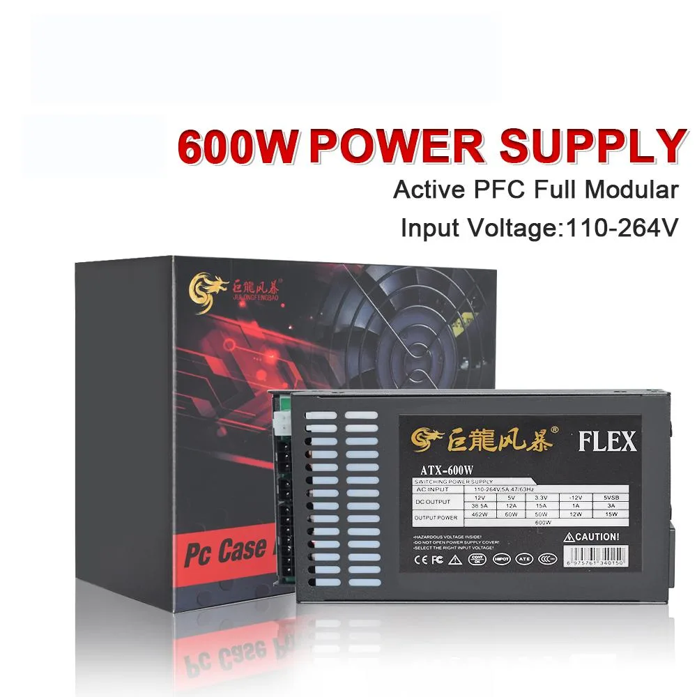 Lemincrash Lemincrash 600W 1U Mini Flex server power supply — product photo