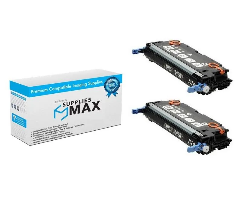 SuppliesMax SuppliesMax CRG-111BK Black Toner Cartridge 2 Pack 6000 Pages — product photo