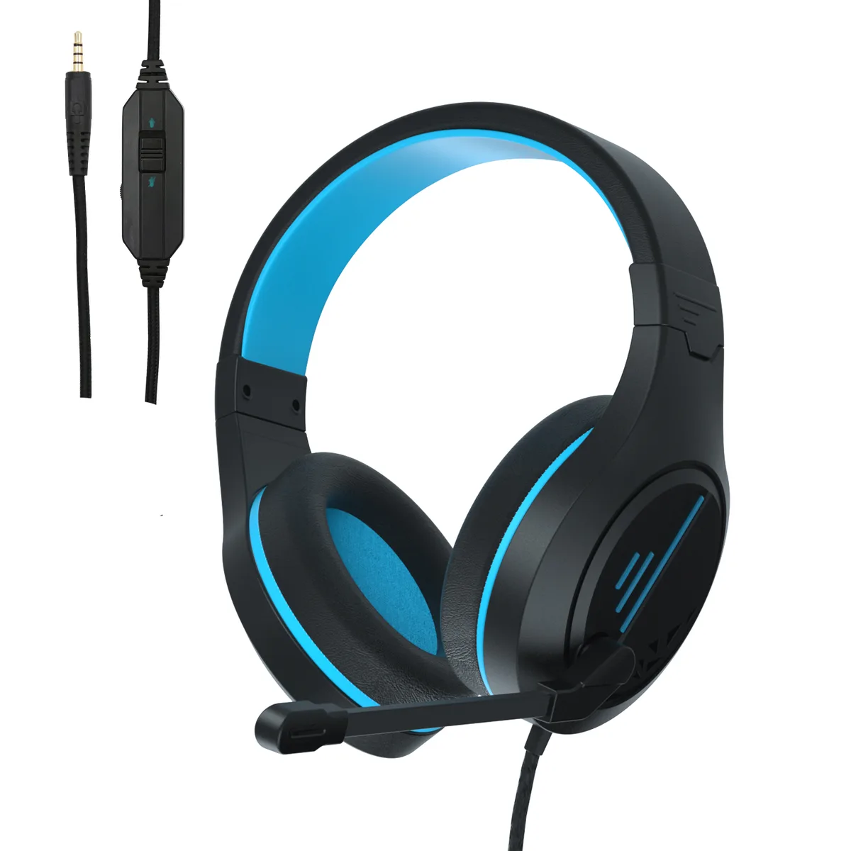 Younux Younux MH601-Blue Gaming Headset 40mm USB Stereo Vibration — product photo