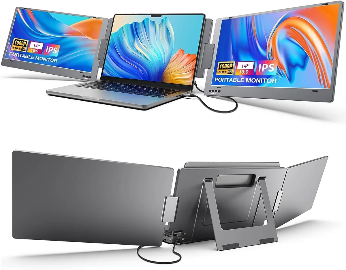 BFKK BFKK 14" FHD 1080P USB-C Triple Portable Monitor accessory — product photo