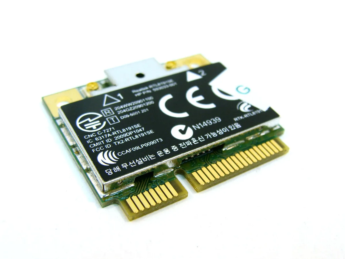 HP HP RTL8191SE 593533-001 Half Mini PCIe Wi-Fi adapter — product photo