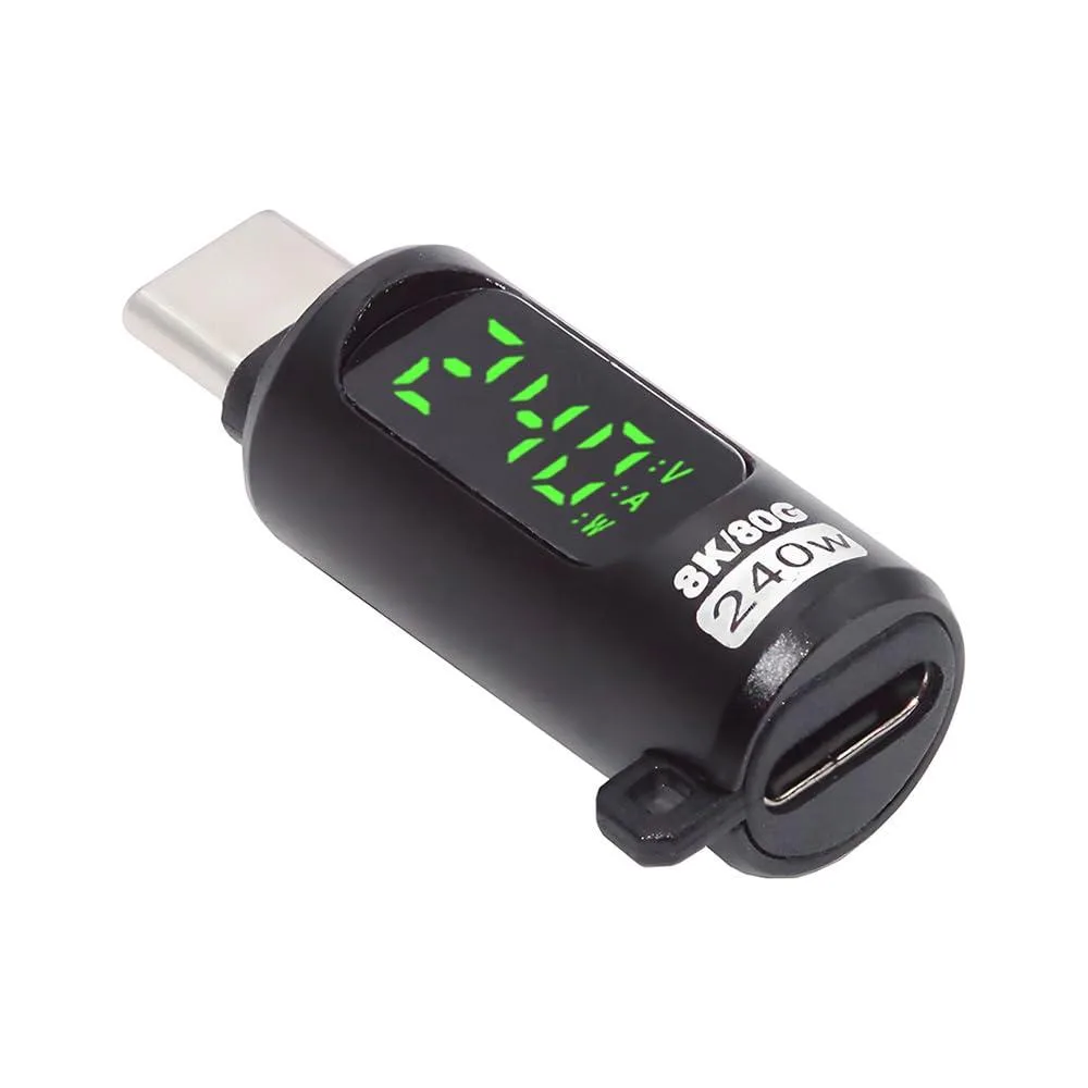 LORDWORLD LORDWORLD USB5.0 80Gbps Adapter Switch LED Display 240W — product photo