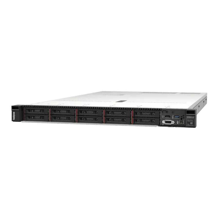 Lenovo Lenovo ThinkSystem SR630 V2 1U rack server 7Z71A05JNA Xeon Silver 4310 32GB — product photo
