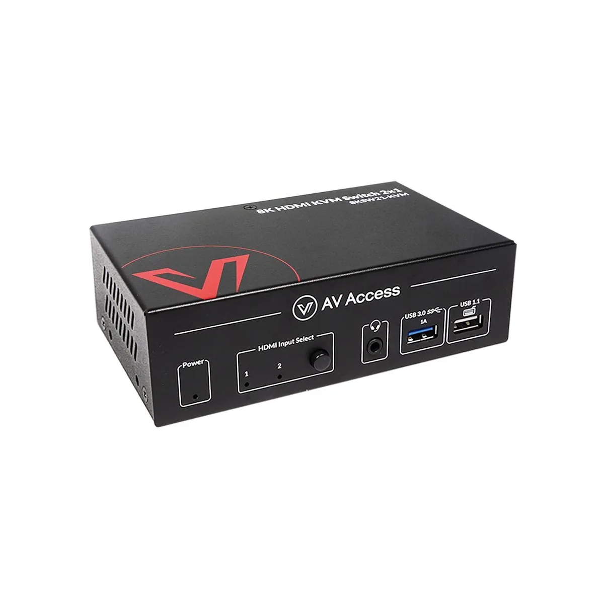 v AV Access v AV Access 8K KVM Switch 2 Computers 1 Monitor HDMI 2.1 USB 3.0 10K@120Hz 8K@120Hz 1080P@240Hz 2K@165Hz — product photo