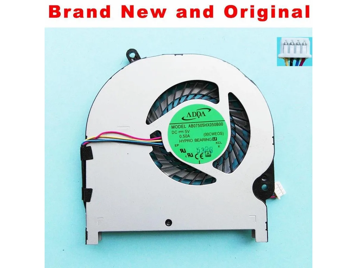 Fans Fans CPU Cooling Fan AB07505HX050B00 for Toshiba Satellite P55W-C — product photo