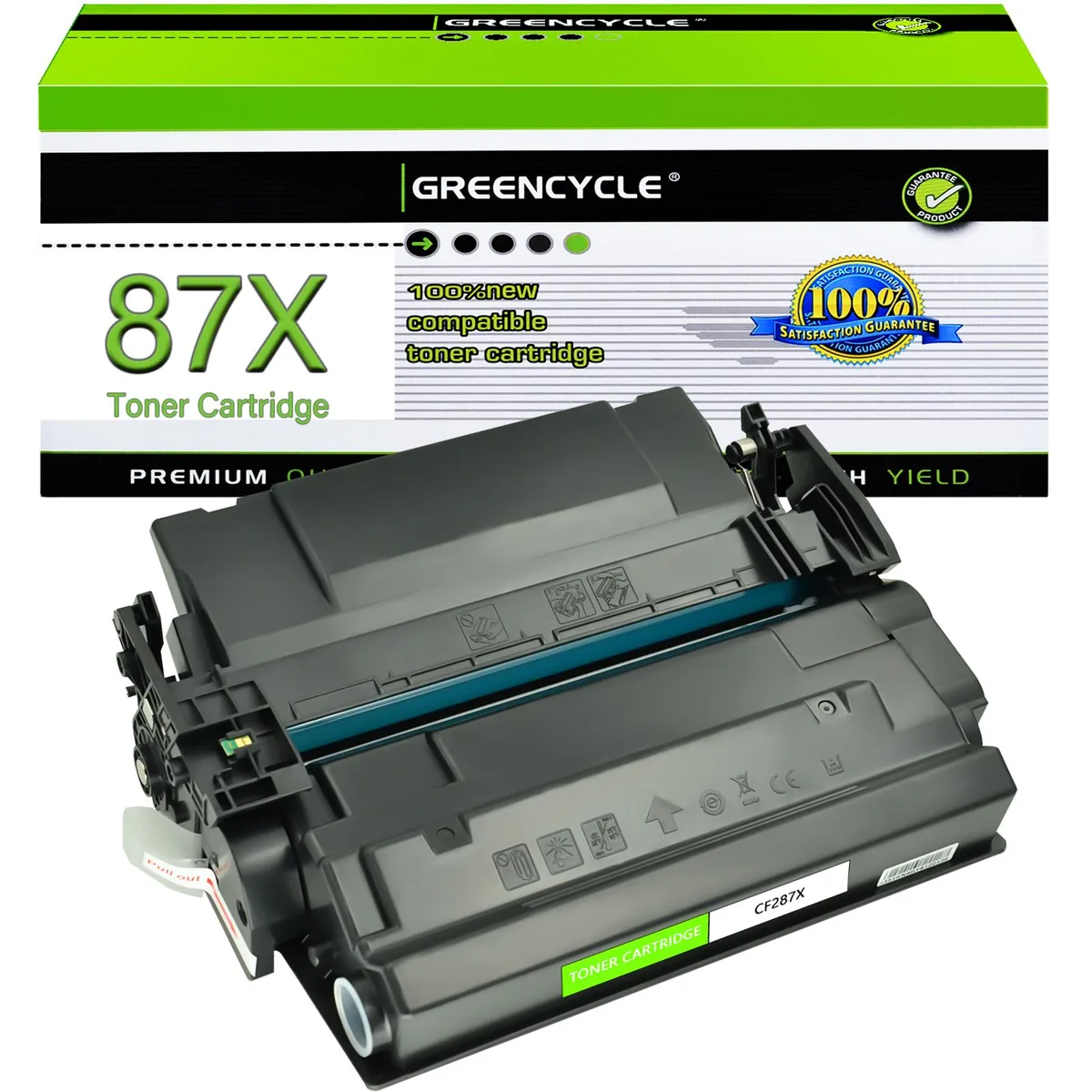 GREENCYCLE GREENCYCLE CF287X toner cartridge 18000 pages black — product photo