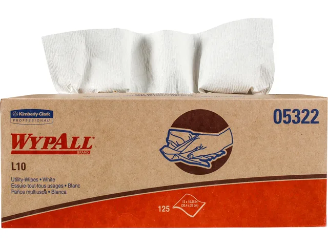 WypAll WypAll KCC05322 L10 Cleaning Towels 125 per box 18 boxes case — Produktfoto