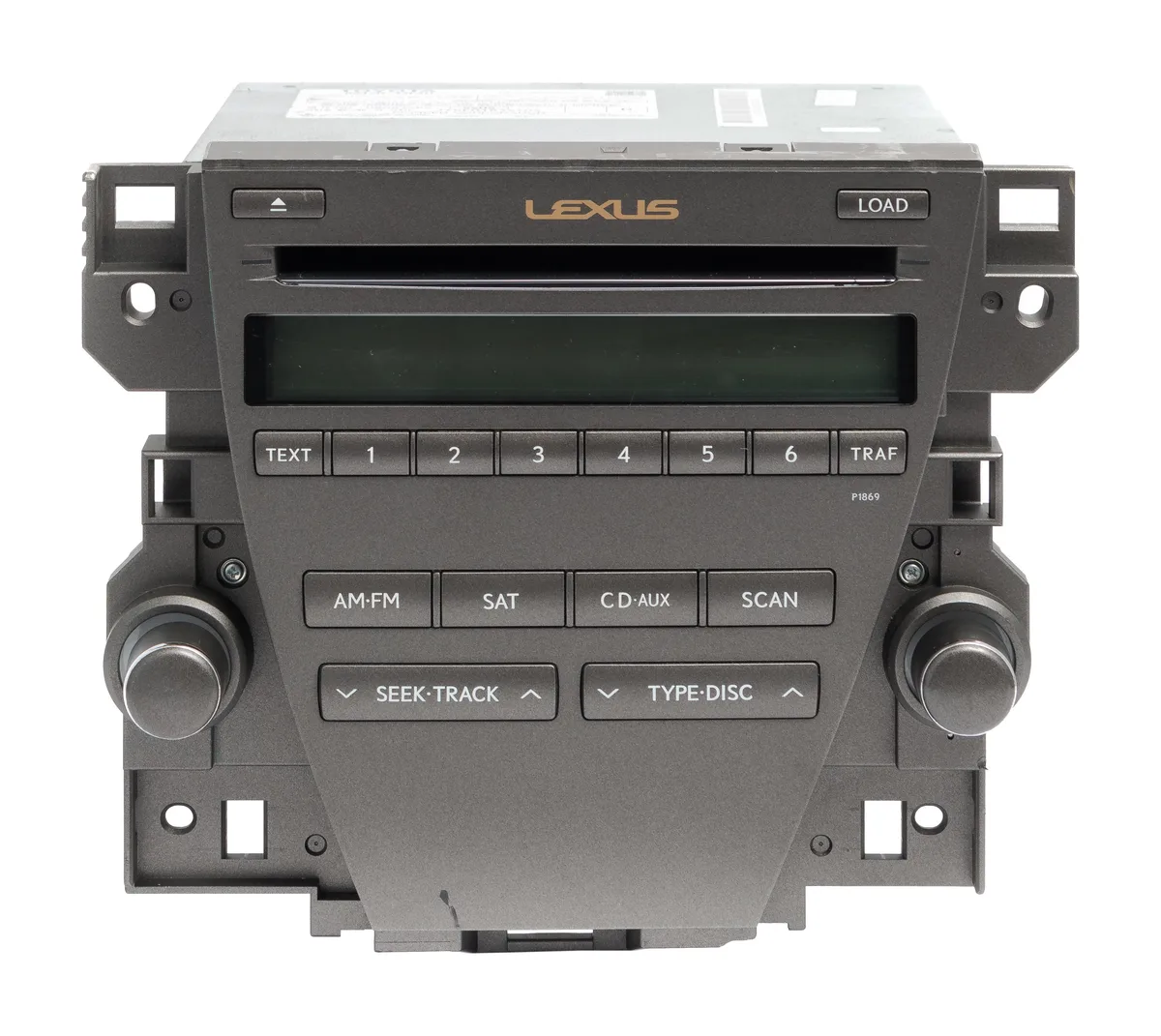 1 Factory Radio 1 Factory Radio 86120-33E40 Receiver 2010-12 Lexus ES350 AM FM Satellite 6 Disc CD — product photo
