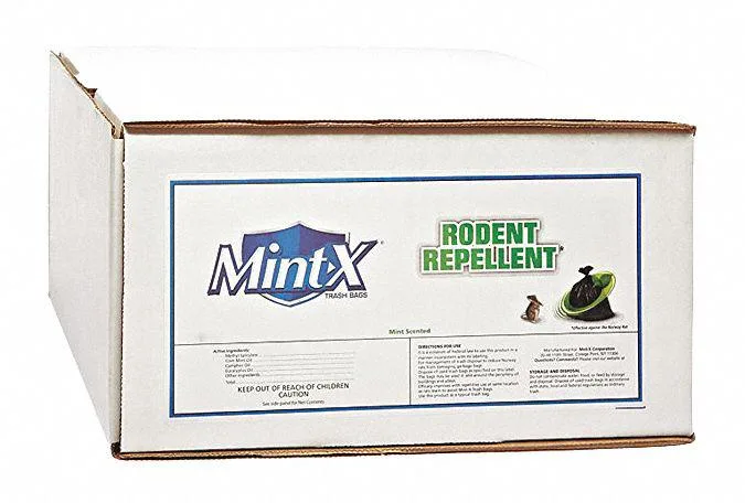 Mint-X Mint-X 56 gal Rodent-Repellent Trash Bags 43x47 in 100 count — product photo